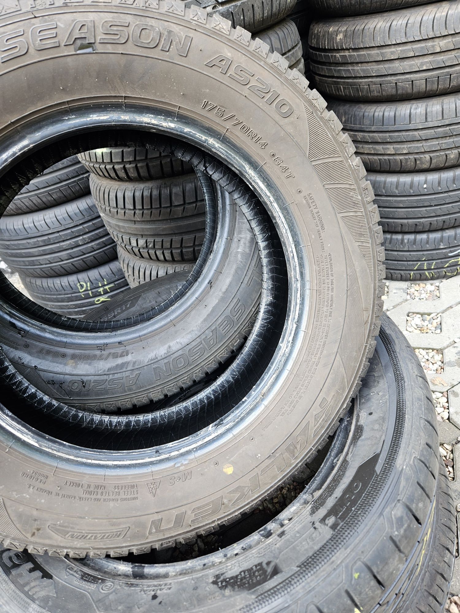[2szt] Falken 175/70 r14 Całoroczne /// 6,8mm!!! MONTAŻ