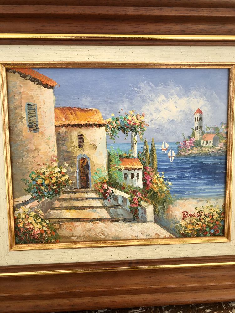 Quadro pintado à mão