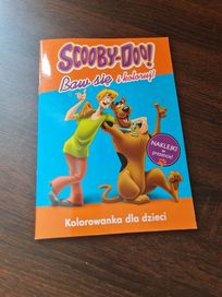 Kolorowanka + naklejki dla dzieci Scooby-Doo 48tknz