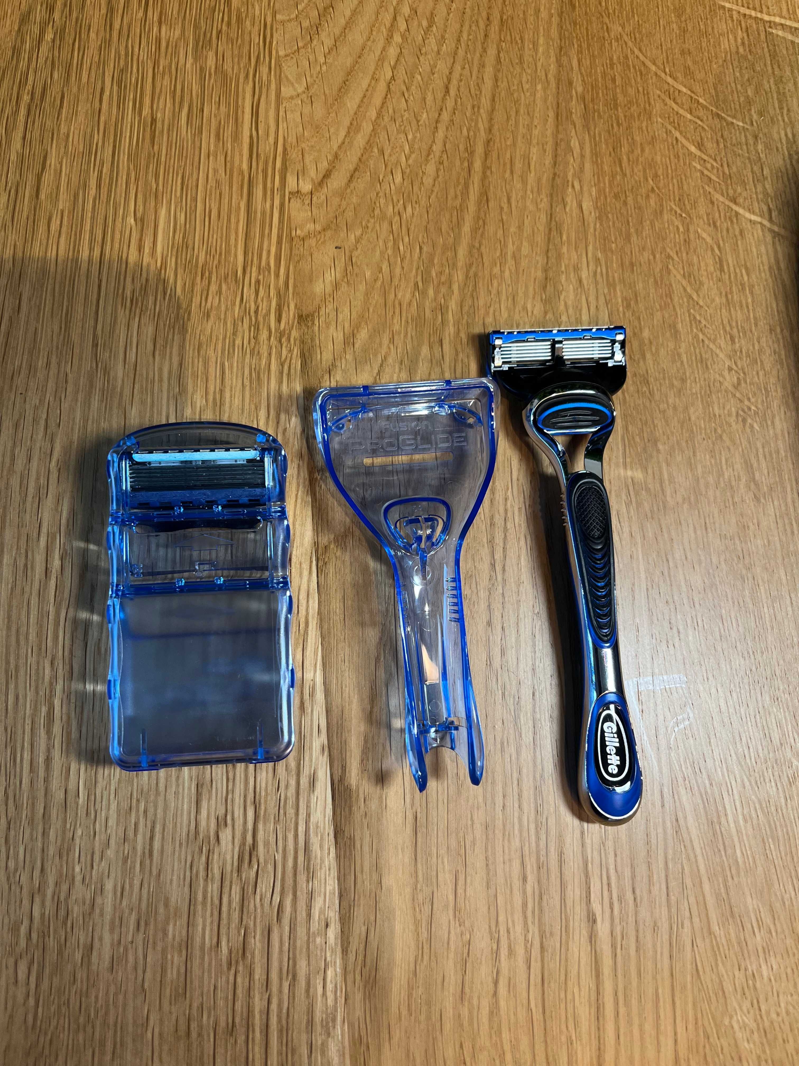 Golarka Gilette Fusion Proglide - uchwyt+2 ostrza+ osłona/podstawka