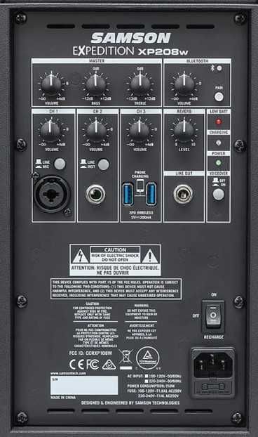 XP208w zestaw nagłośnieniowy 8" woofer z mikr. wireless do ręki