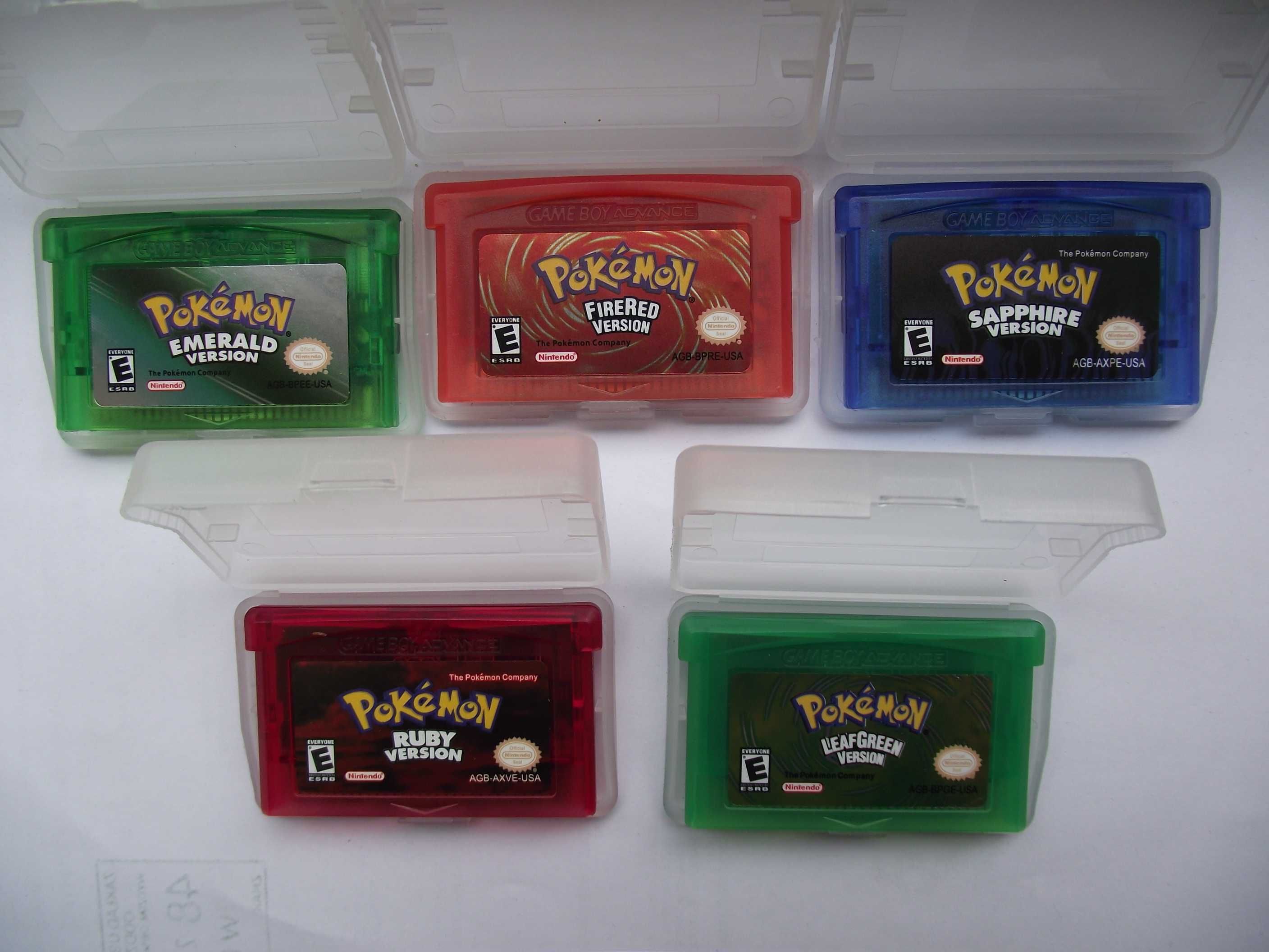 Pokemon Leaf Green Fire Red LeafGreen FireRed Ruby Sapphire Emerald