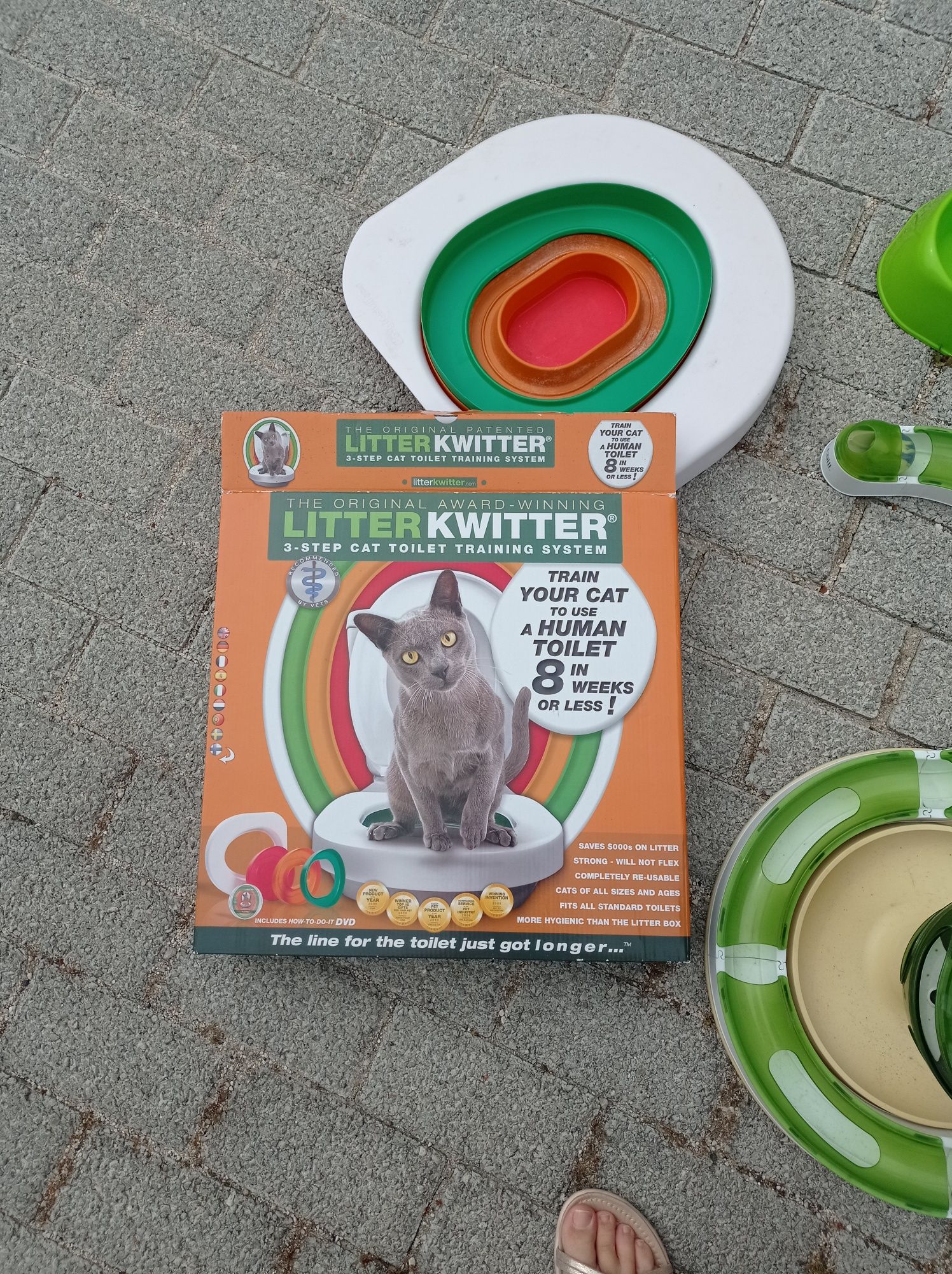 Pack 3 utilitários para gatos - Catit senses + Litter kwitter