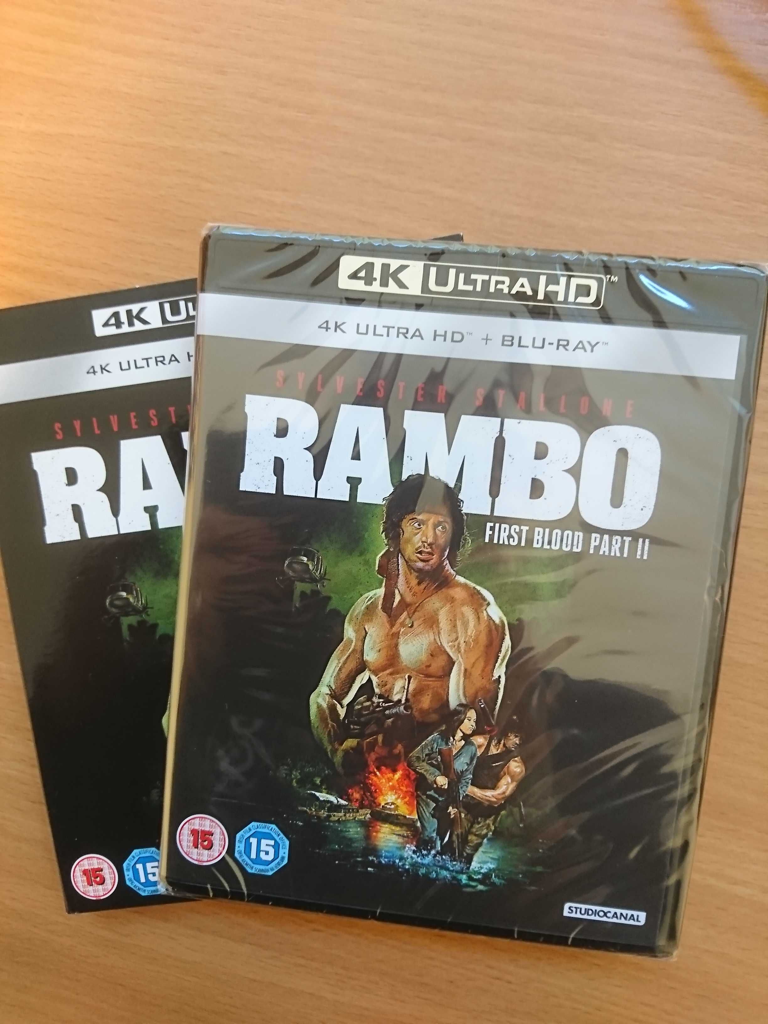 Rambo 2  First Blood Part II Blu-Ray 4K + Blu-Ray