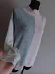 Next sweter bluza kolorowy patchwork wielobarwny m l xl 2xl