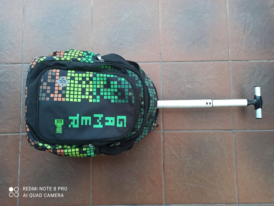 Plecak do szkoły na kółkach Gamer + gratis plecak i nerka