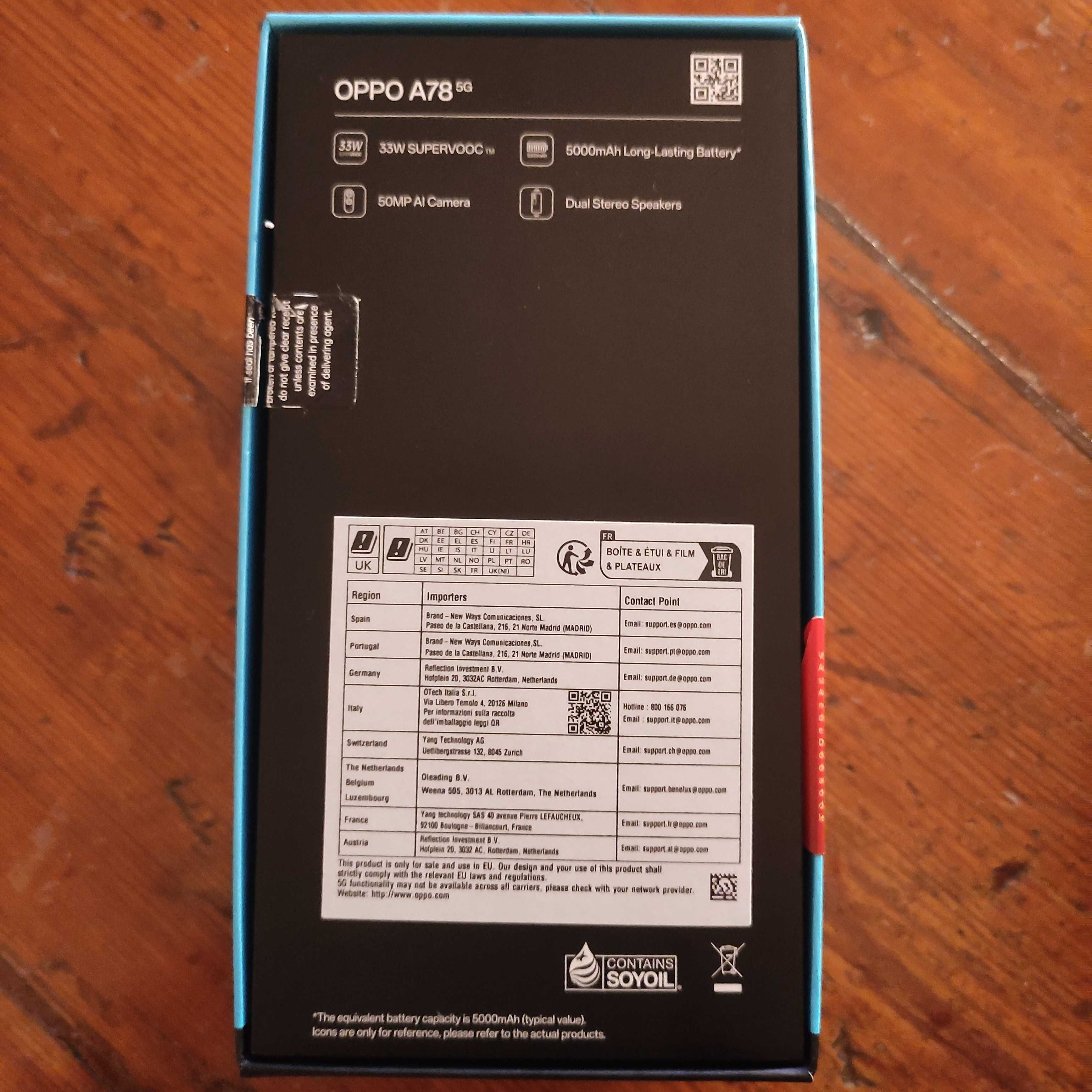 Telemóvel OPPO A78 5G