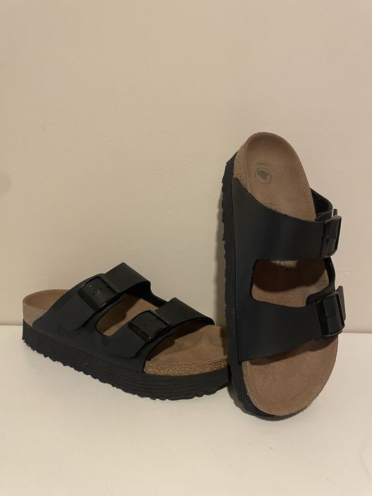 Klapki birkenstock papillo platforma