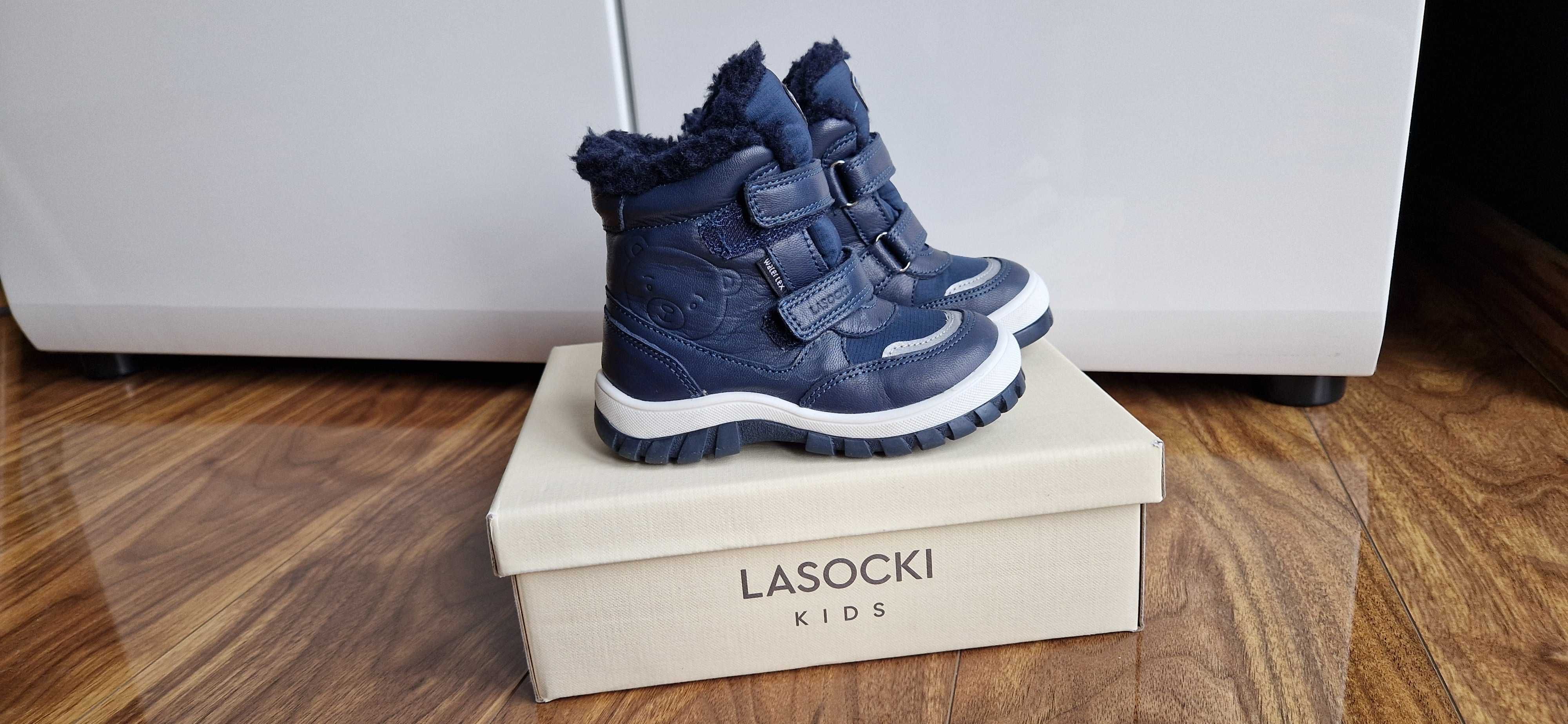 Buty kozaki zimowe Lasocki Kids STAR r. 22 ocieplane