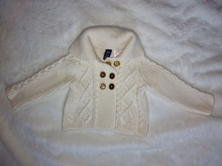 Sweterek niemowlęcy rozmiar 6-12 miesić (68-80)y Gap