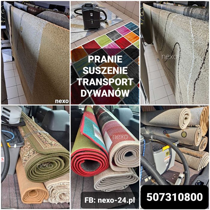 Pranie tapicerki meblowej, samochodowej, dywanów -DOJAZD DO KLIENTA-