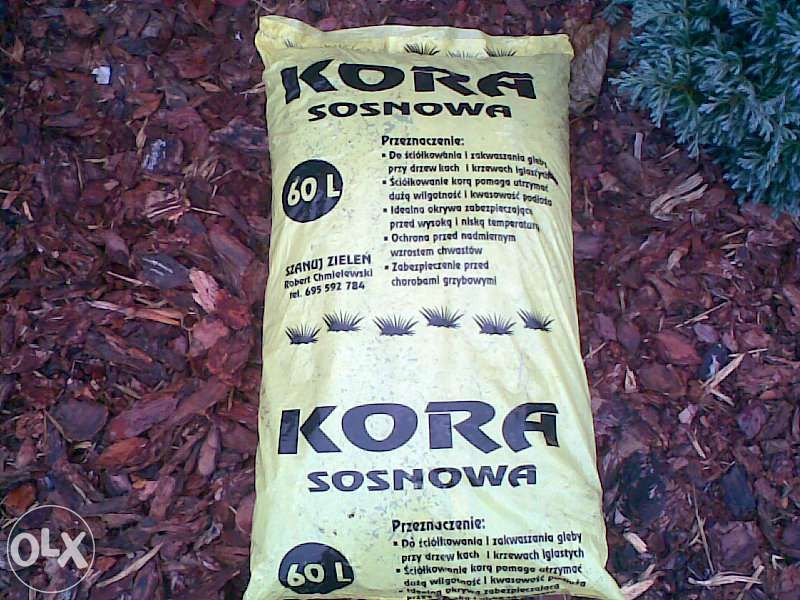 Kora Sosnowa sortowana 80l Szanuj Zieleń ozdobna do ogrodu z dostawą
