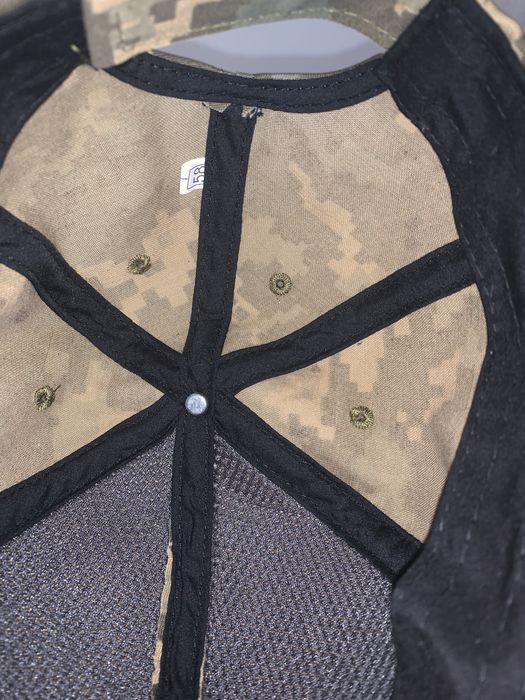 Тактична кепка з липучкою для шеврона піксельна бейсболка