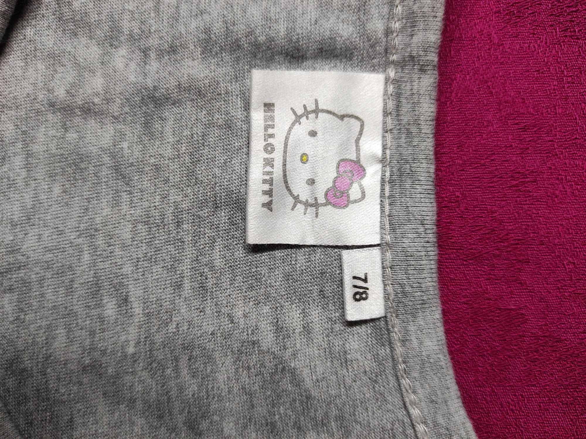 Vestido de praia Hello Kitty cinza tamanho 7/8 anos marca Sanrio