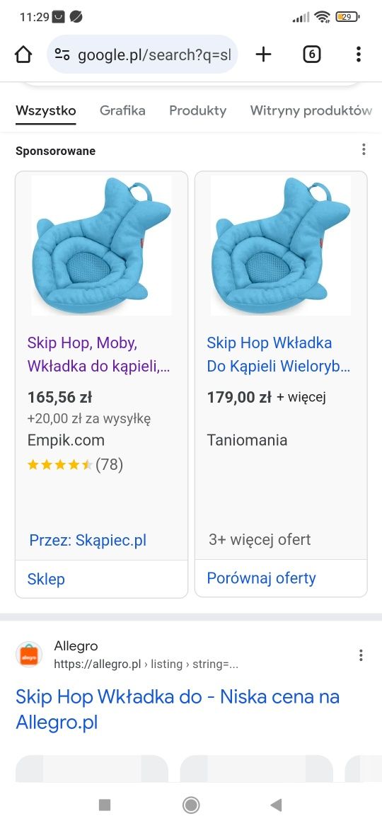 Skip hop wkładka do kąpieli