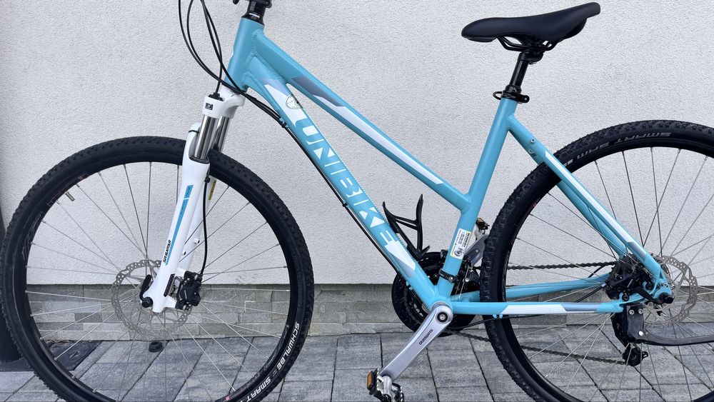 Gwarancja! Super stan hydraulika Unibike Crossfire kola 28” 19” Alivio