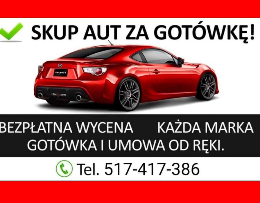 Skup Aut Motocykli Quadów SZYBKA GOTOWKA