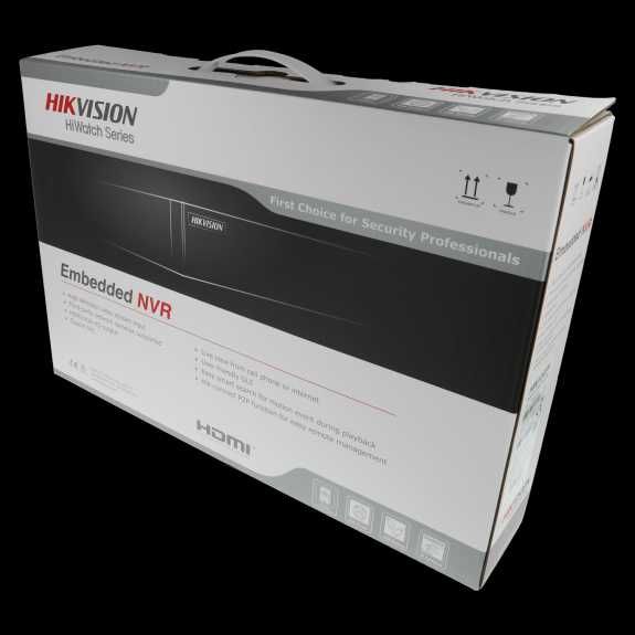 Gravador IP Hikvision de 8 canais IP e 4mpx de resolução