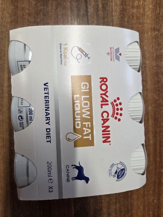 Royal GI low fat liquid 3x200ml canine dla psa