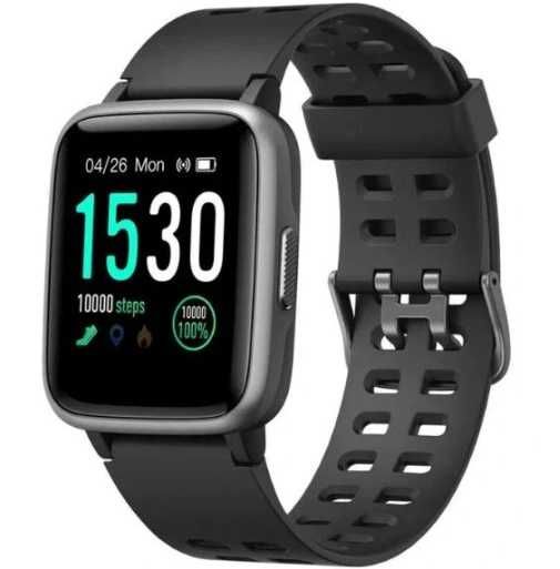 Yamay Smartwatch Zegarek fitness Wodoodporny, czarny