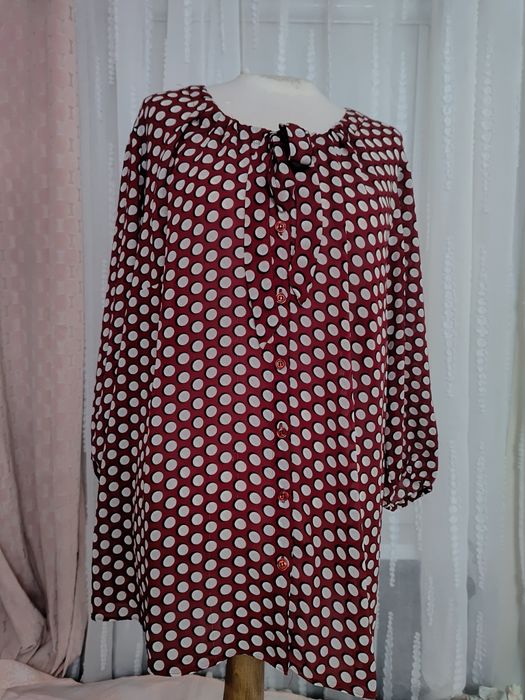 Bluzka damska ładny wzór Gerry Weber rękaw 3/4 roz 52