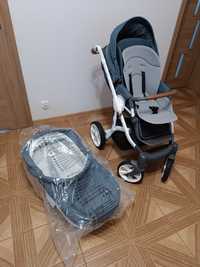 Wózek dziecięcy 2w1 Roan Bass Soft (gondola + spacerówka) + akcesoria