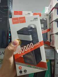 Power Bank HOCO J86 Powermaster с лампой 40000 mAh black ORIGINAL