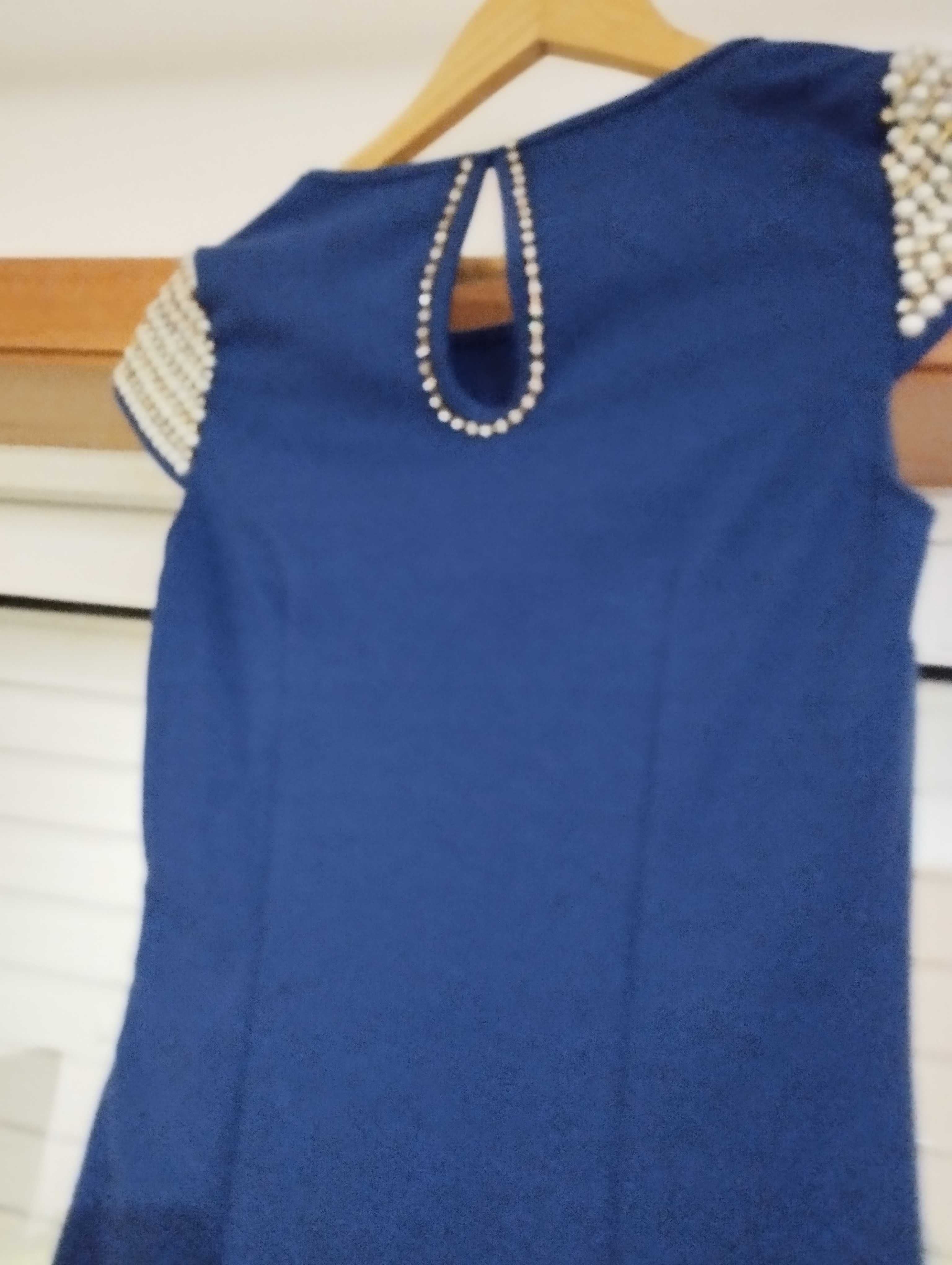 Vestido com pérolas