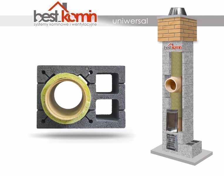 Komin systemowy Ceramiczny 10m KW2 Fi 200 BKU PRODUCENT Wysyłka Gratis