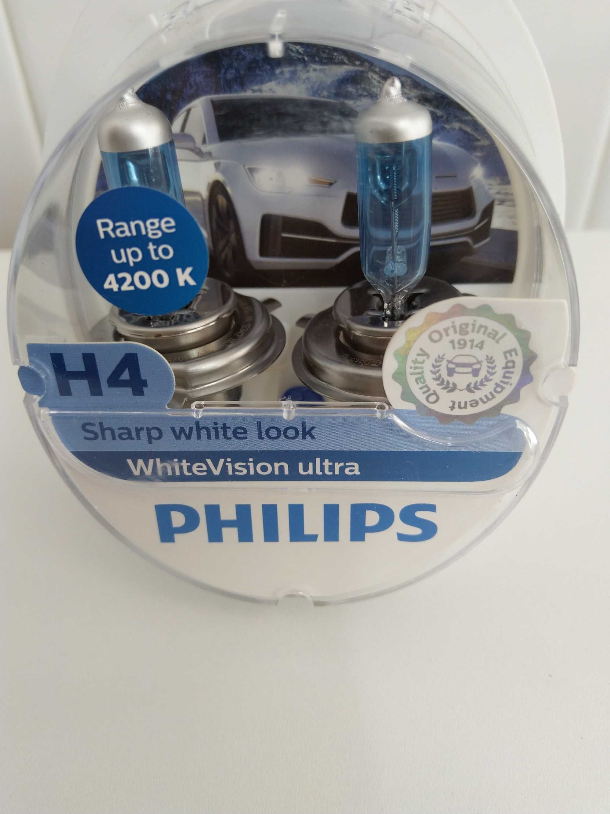 lampadas H4 philips (white vision ultra)