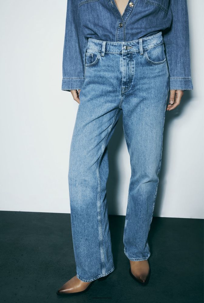 Прямі джинси від Zara