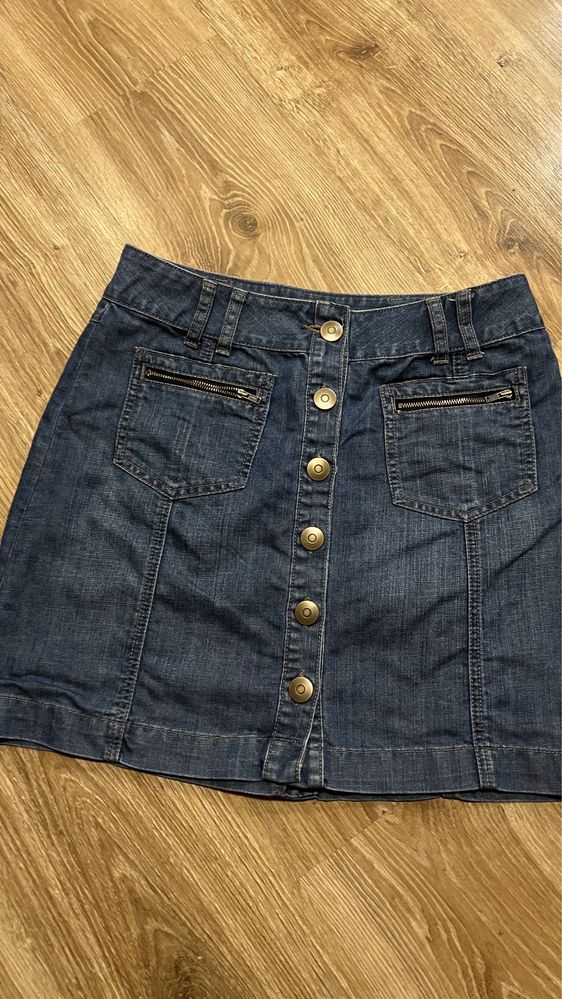 Spódnica jeans trapezowa damska 36 s limitred collection sz22