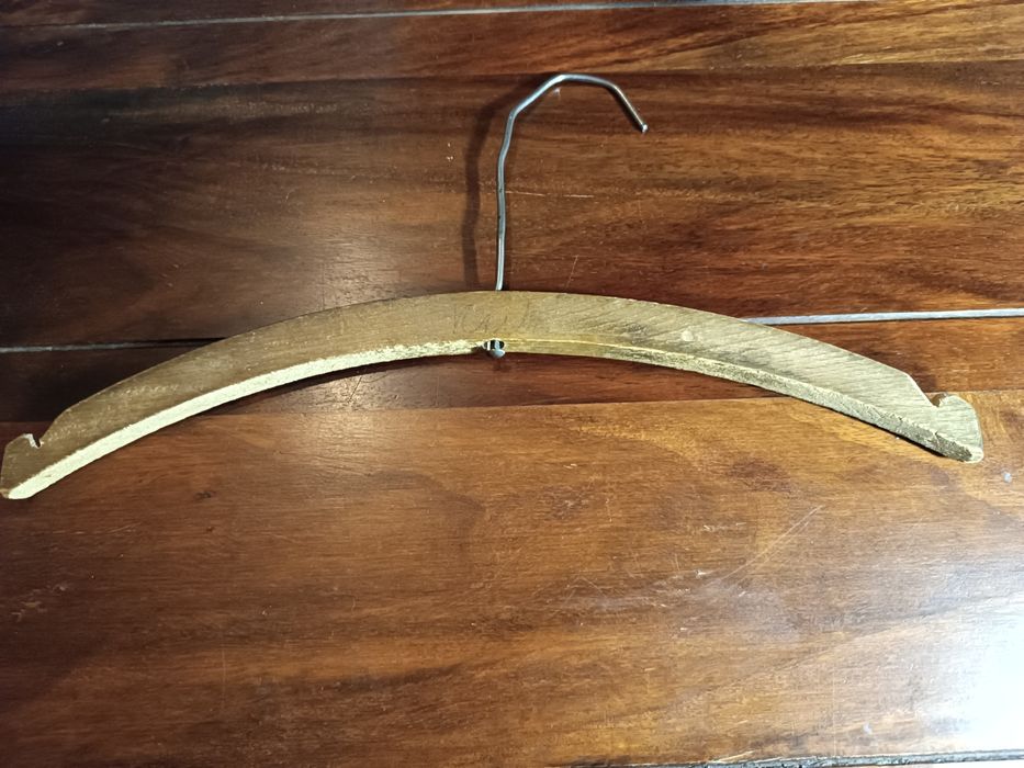 Stary wieszak na ubrania reklama Preuss Tarnowitz