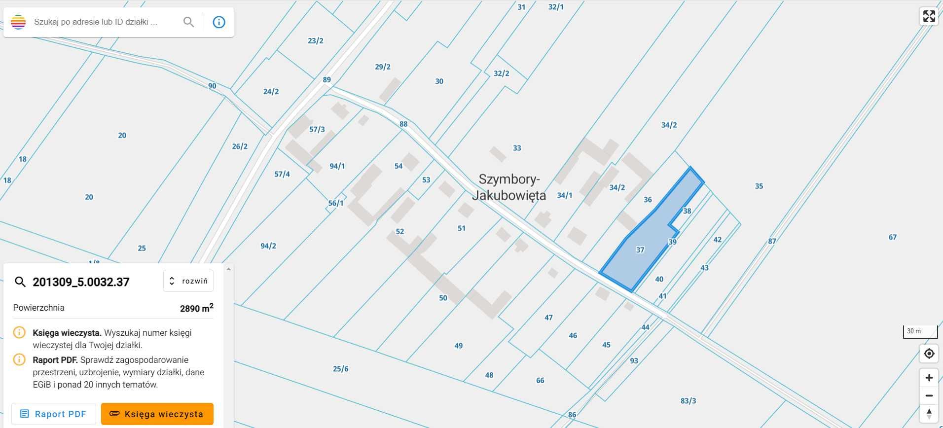 Działka z warunkami zabudowy 3335m²