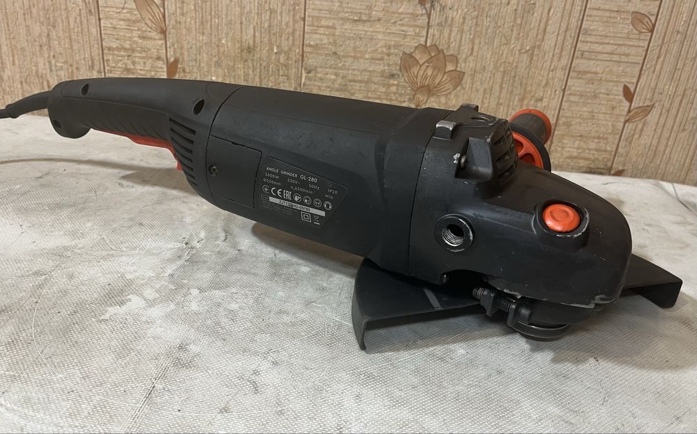 Болгарка → Dnipro-M GL-280 на 2.6 кВт. | ПЛАВНИЙ ПУСК + ГАРАНТІЯ