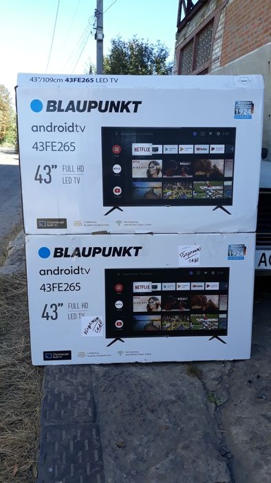 Продаются 2 телевизора Блавпункт 43 FE 265  на запчасти