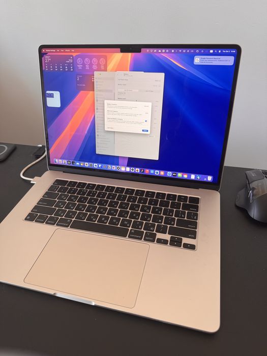 MacBook Air 15” (M2, 2023) – 8GB RAM, 256GB SSD – Bateria 95%