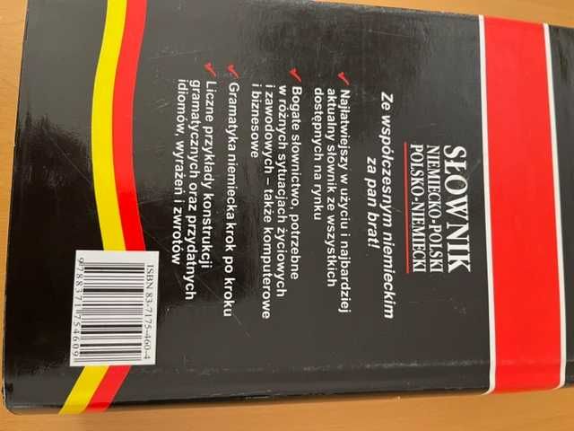 Słownik niemiecko-polski, polsko-niemiecki + gramatyka, Wyd. Delta