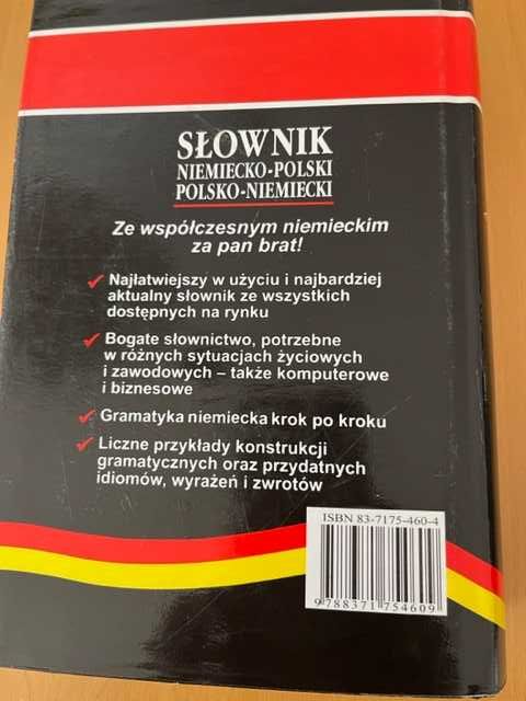 Słownik niemiecko-polski, polsko-niemiecki + gramatyka, Wyd. Delta
