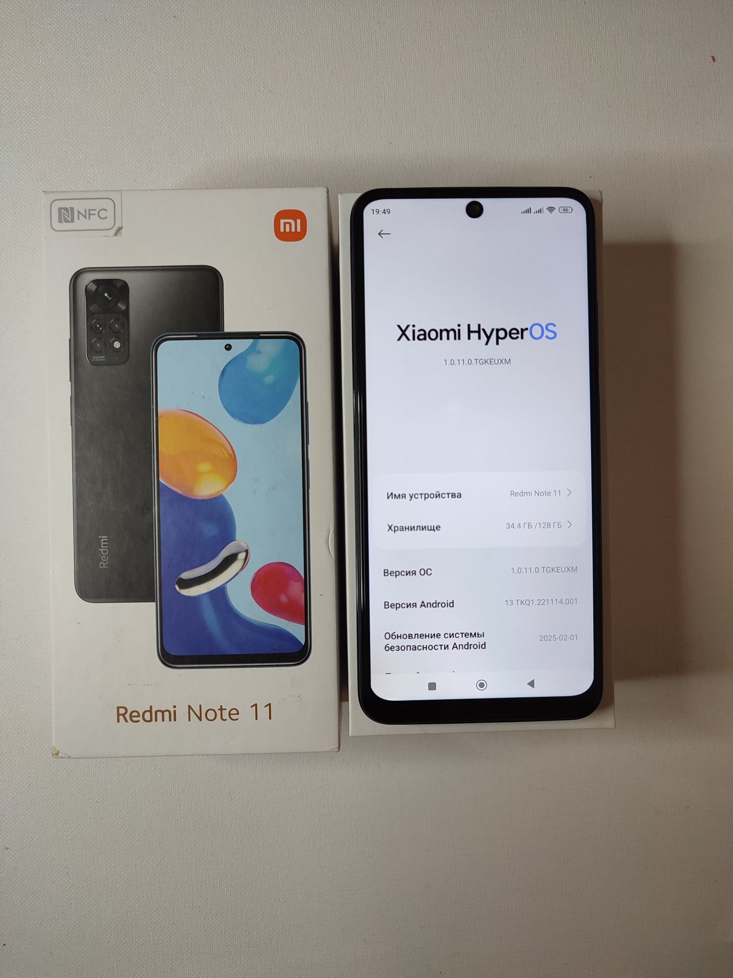 Xiaomi redmi note 11, 4/128Gb, NFC