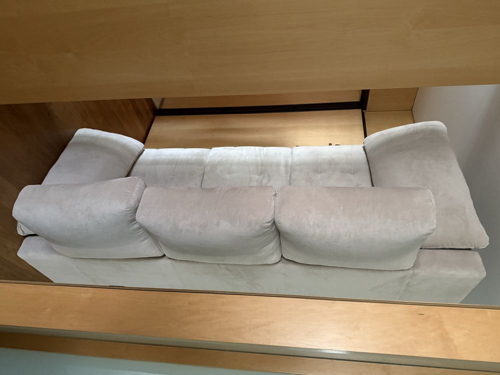 Sofa 3 lugares com chaiselongue amovivel