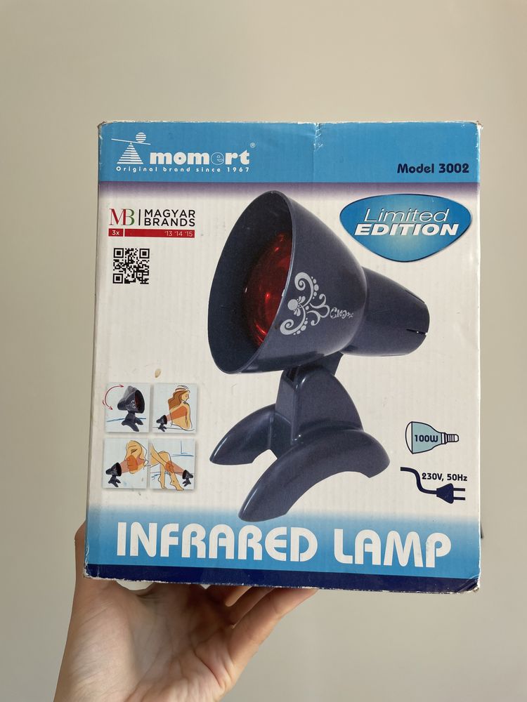 Lampa na podczerwień MOMERT Infralamp 100W - szara