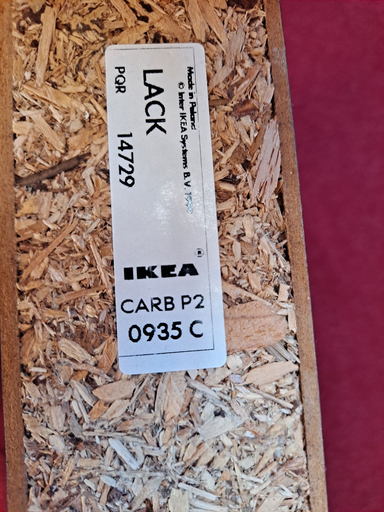 Półka Ikea 110/286/5 ciemny brąz
