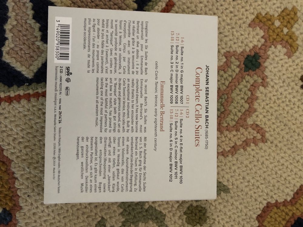 Bach suites para violoncelo