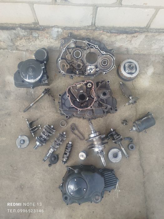 Двигун по запчастинах Loncin Pruss LX200GY-3 163FML