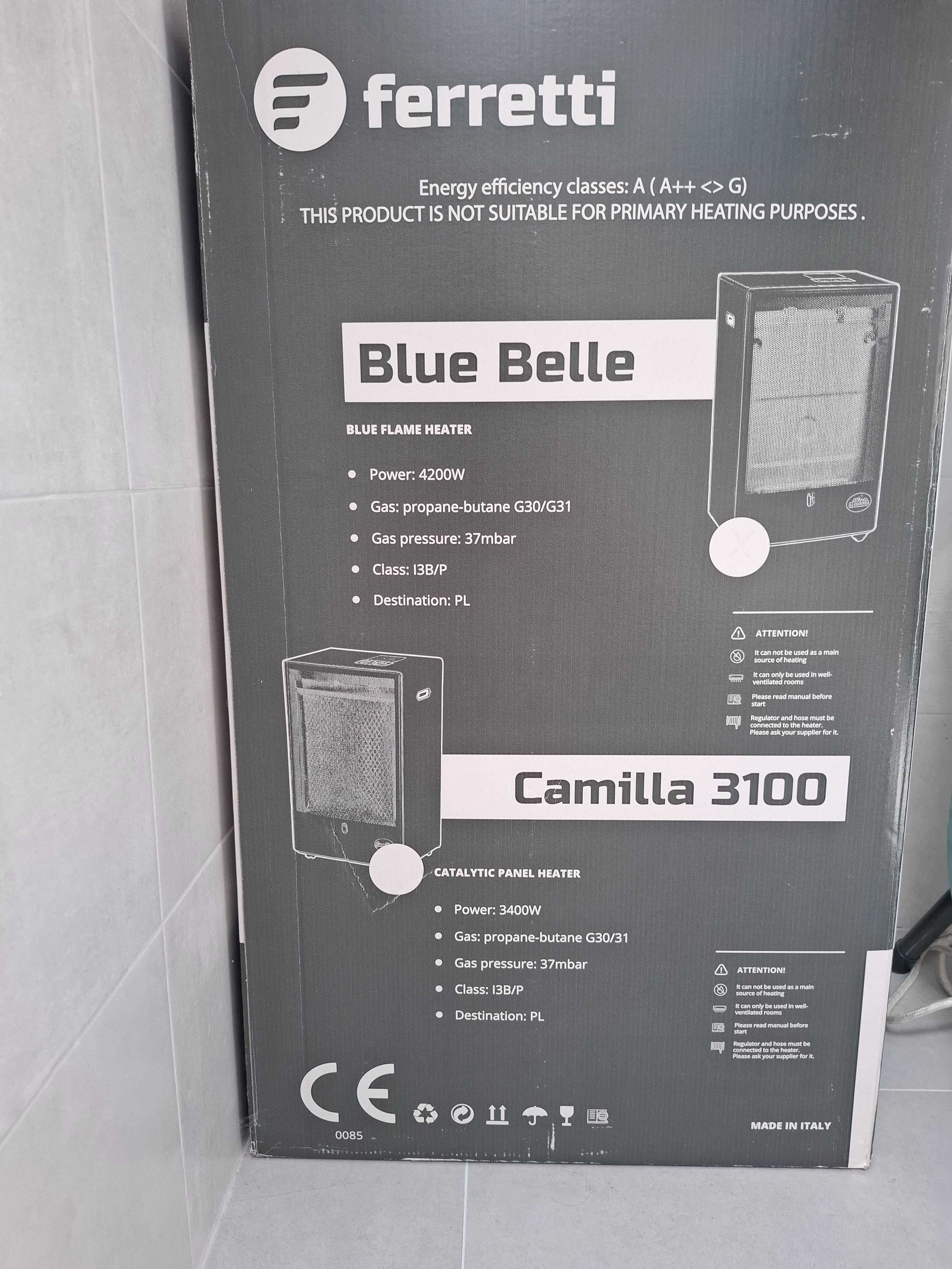 Sprzedam piec na butle gazowa