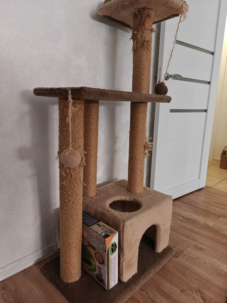 Дом для кота, когтеточка