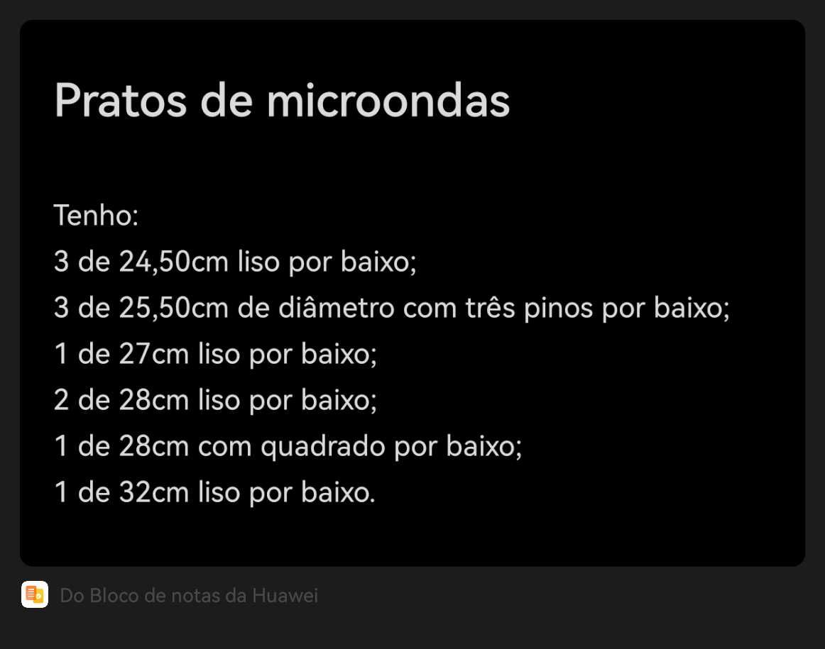 Prato de microondas