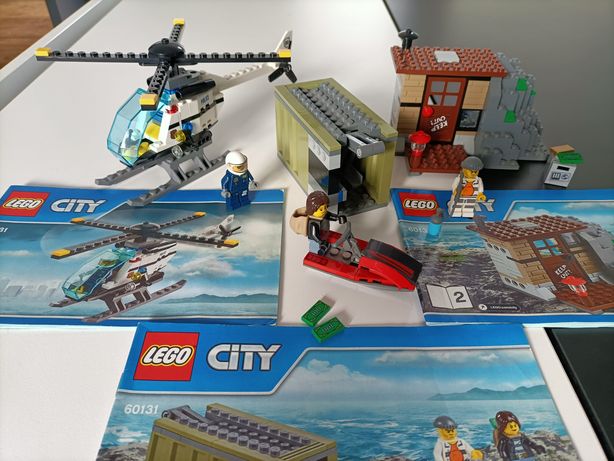 LEGO City 60131 Wyspa rabusiów Samolot helikopter