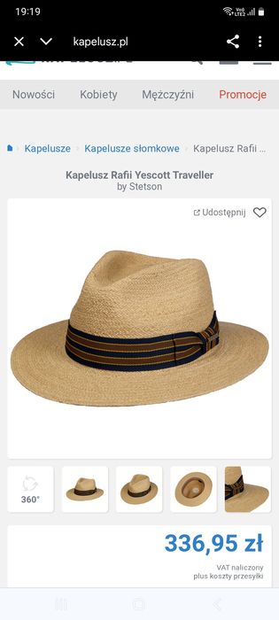 Kapelusz Stetson M (56-57cm)